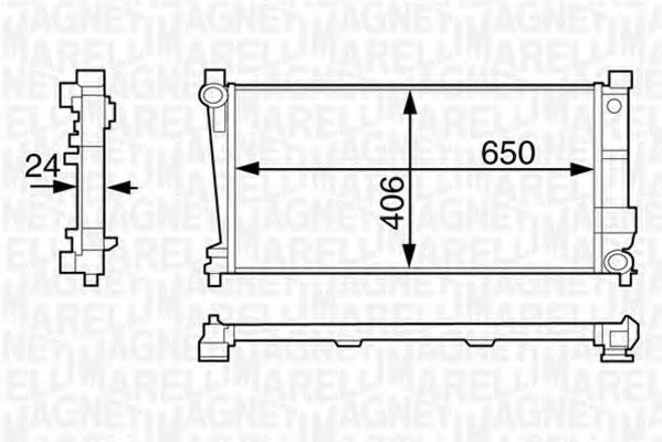 Radiator racire motor