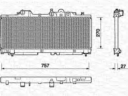 Radiator racire motor