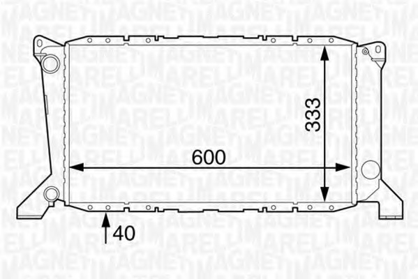 Radiator racire motor