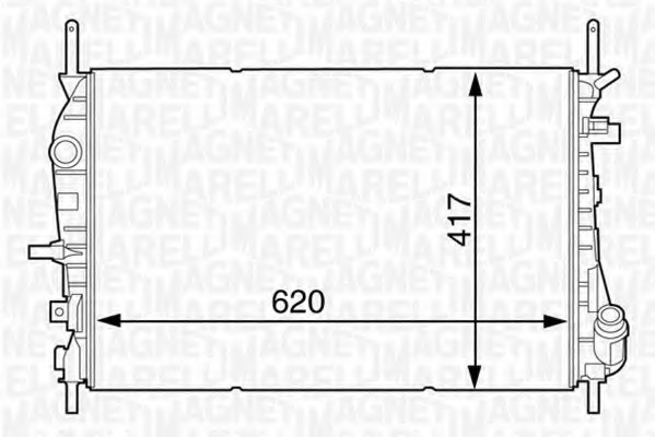 Radiator racire motor