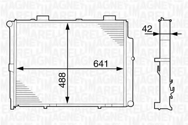 Radiator racire motor