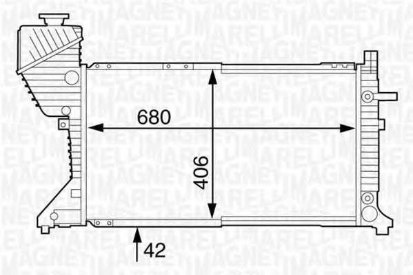 Radiator racire motor