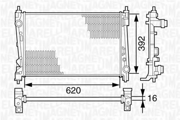 Radiator racire motor