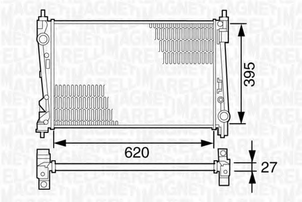 Radiator racire motor