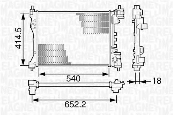 Radiator racire motor