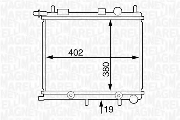 Radiator racire motor