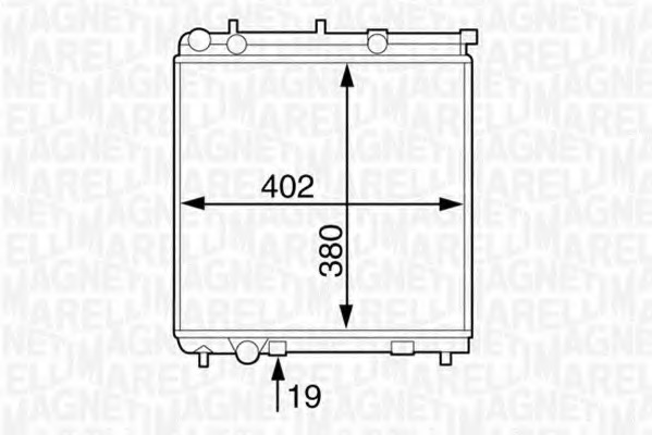 Radiator racire motor