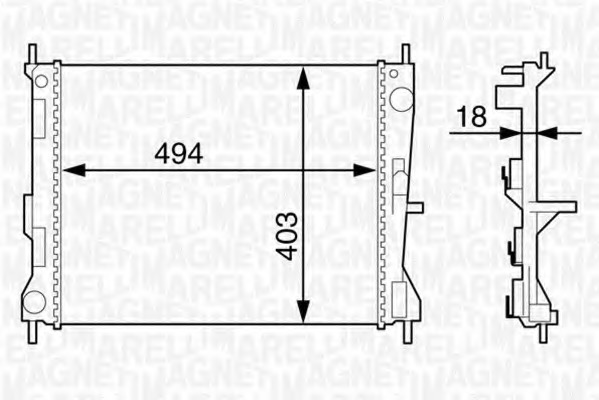 Radiator racire motor