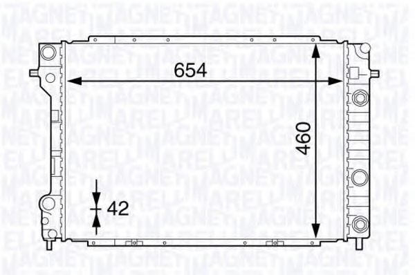 Radiator racire motor