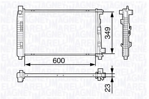 Radiator racire motor