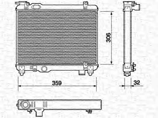 Radiator racire motor