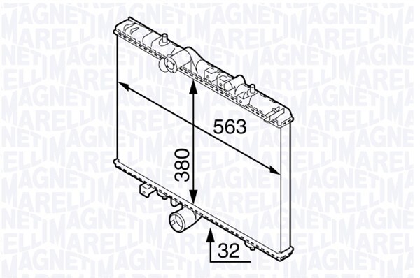 Radiator racire motor