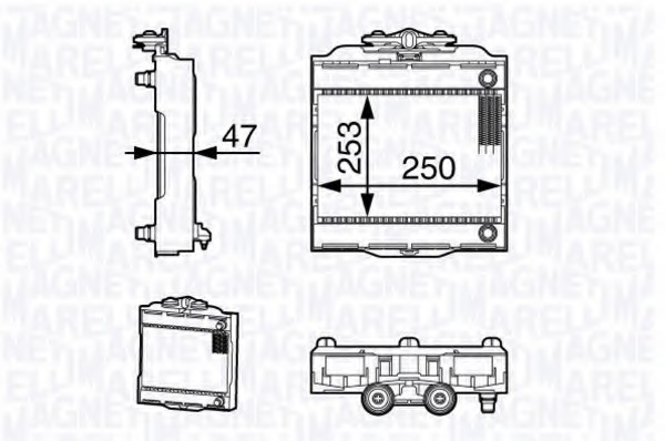 Radiator racire motor