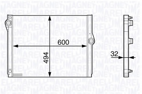 Radiator racire motor