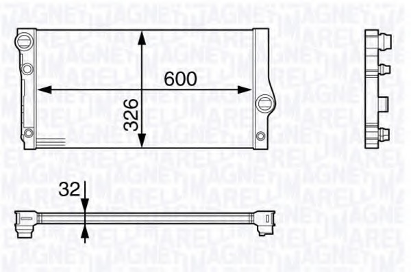 Radiator racire motor