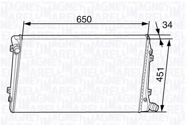 Radiator racire motor