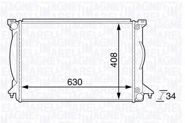 Radiator racire motor