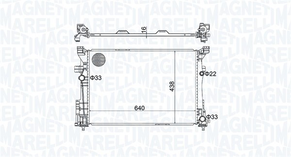 Radiator racire motor