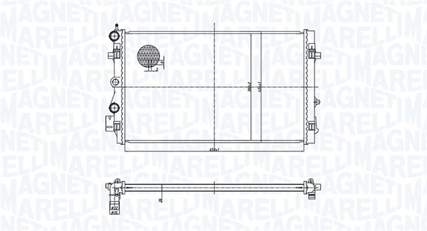 Radiator racire motor