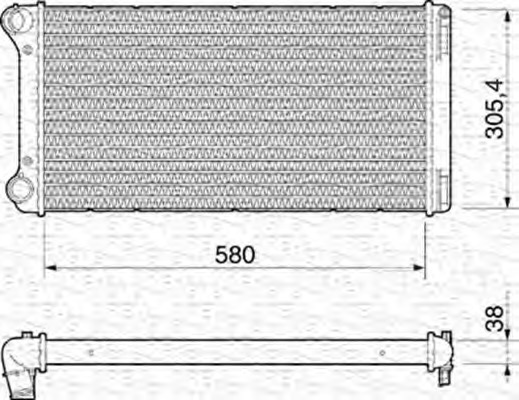 Radiator racire motor