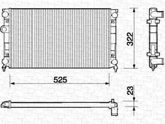 Radiator racire motor