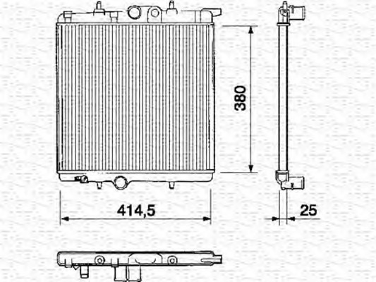 Radiator racire motor