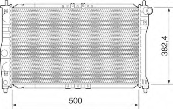 Radiator racire motor