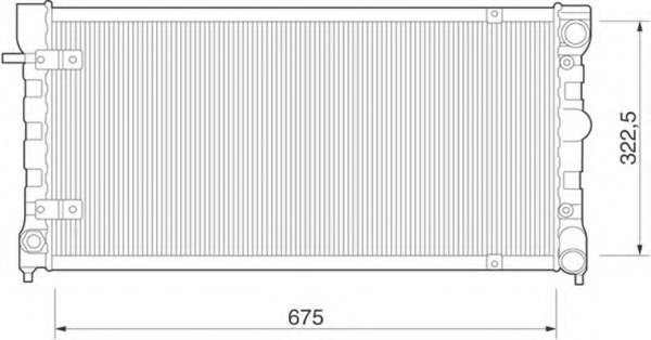 Radiator racire motor