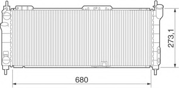 Radiator racire motor