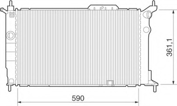 Radiator racire motor