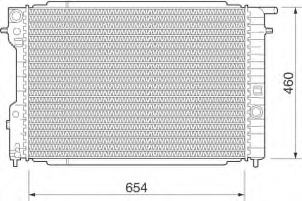 Radiator racire motor