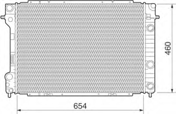 Radiator racire motor