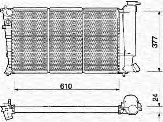 Radiator racire motor