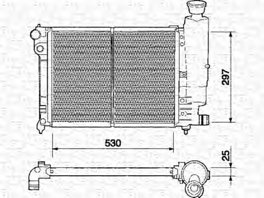 Radiator racire motor