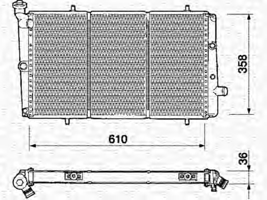 Radiator racire motor