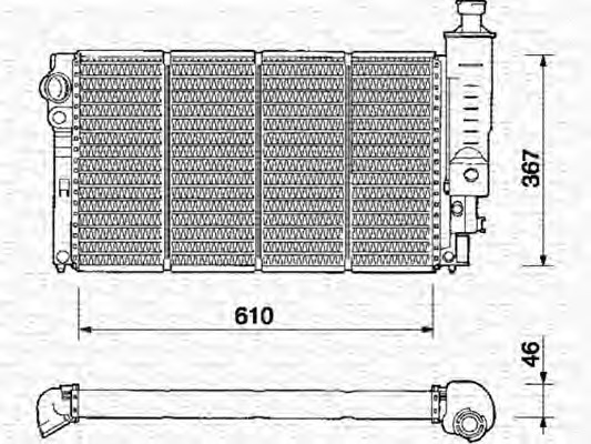 Radiator racire motor