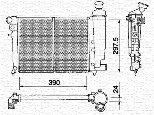 Radiator racire motor