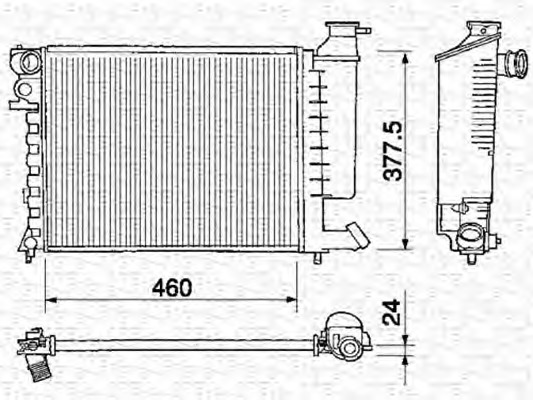 Radiator racire motor