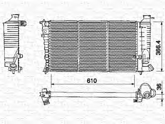 Radiator racire motor