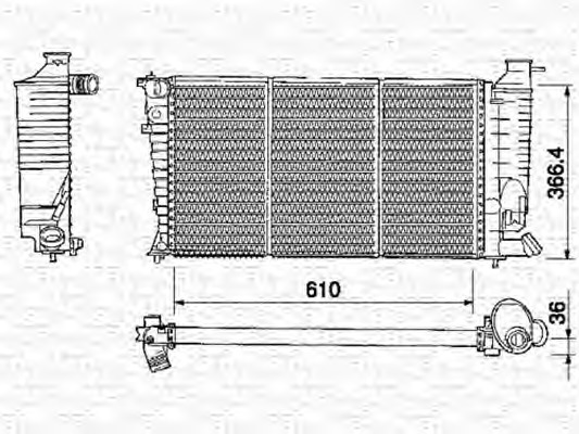 Radiator racire motor