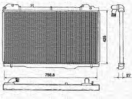 Radiator racire motor