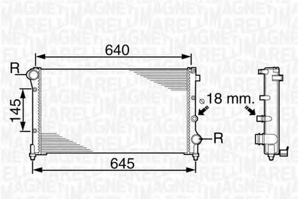 Radiator racire motor