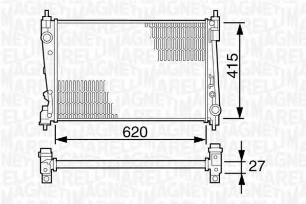 Radiator racire motor