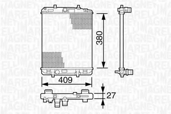 Radiator racire motor