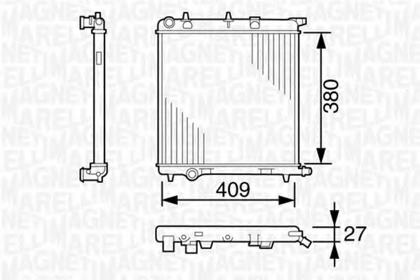 Radiator racire motor