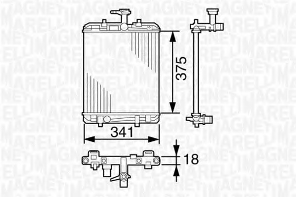 Radiator racire motor