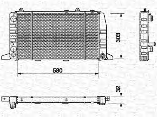 Radiator racire motor