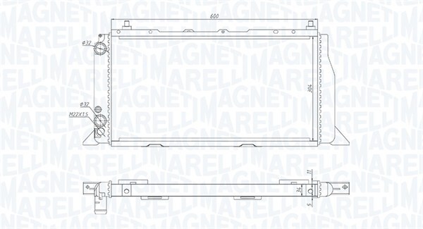 Radiator racire motor