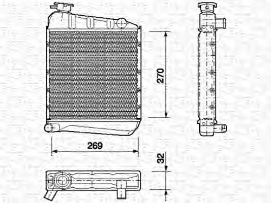 Radiator racire motor