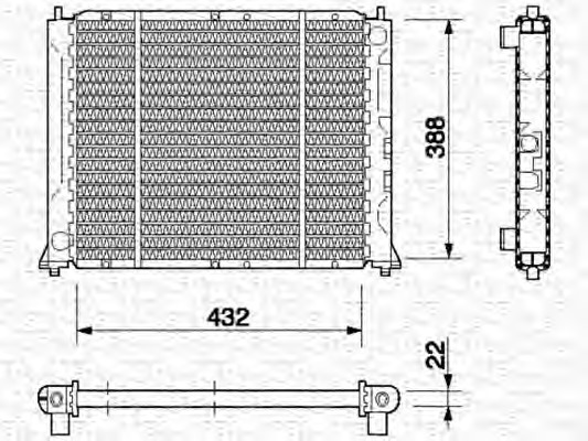 Radiator racire motor